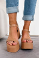 Fundamentally Fabulous Platform Sandals (Natural) - NanaMacs