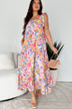 Brunch In Bali Tie-Shoulder Paisley Maxi Dress (Multi) - NanaMacs