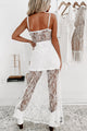 Always Enchanting Lace Maxi Dress (White) - NanaMacs