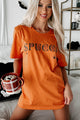 "Spucci" Graphic T-Shirt (Orange) - Print On Demand - NanaMacs