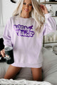 "Witchy Vibes" Glitter Graphic Crewneck (Orchid) - Print On Demand - NanaMacs