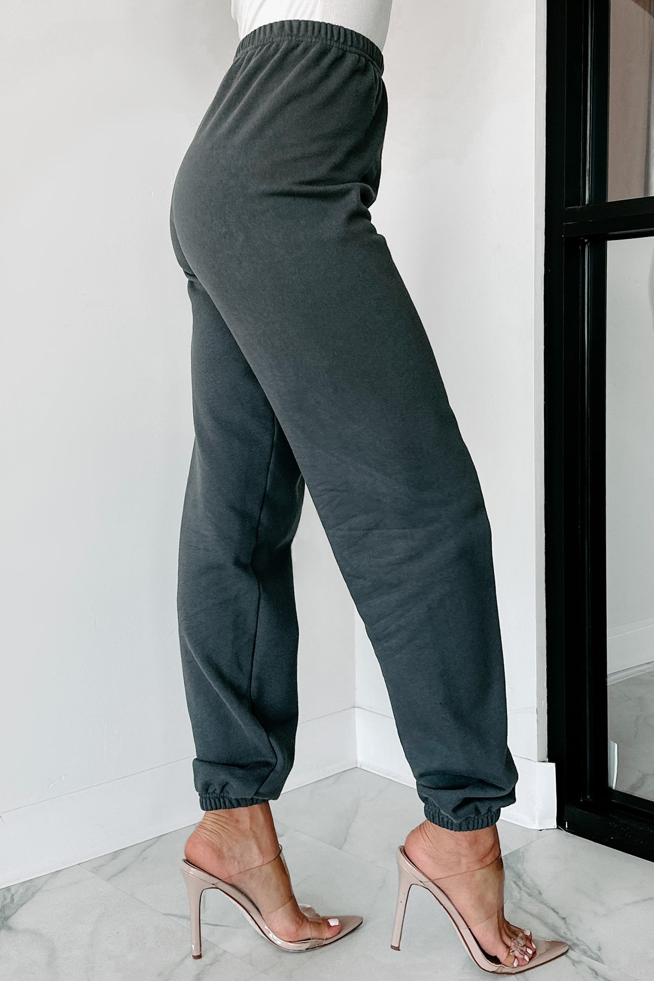 Finding Common Ground Jogger Sweatpants (Charcoal Grey) - NanaMacs