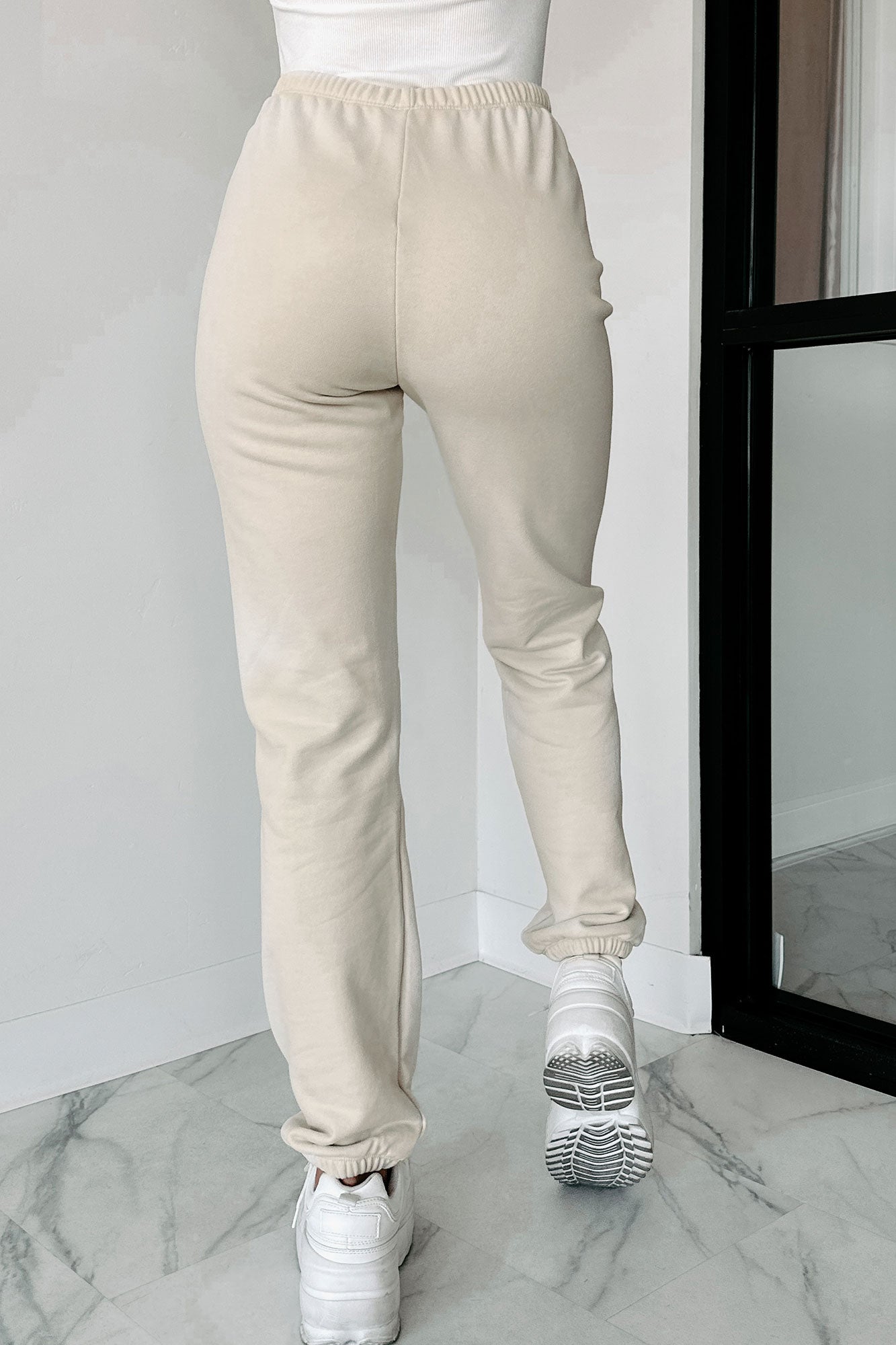 Finding Common Ground Jogger Sweatpants (Cream) - NanaMacs