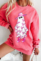 Girly Ghost Graphic Crewneck (Watermelon) - Print On Demand - NanaMacs