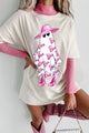 Girly Ghost Oversized Graphic T-Shirt Dress (Vanilla) - Print On Demand - NanaMacs