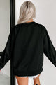 Ghost Country Oversized Patch Graphic Top (Black) - NanaMacs