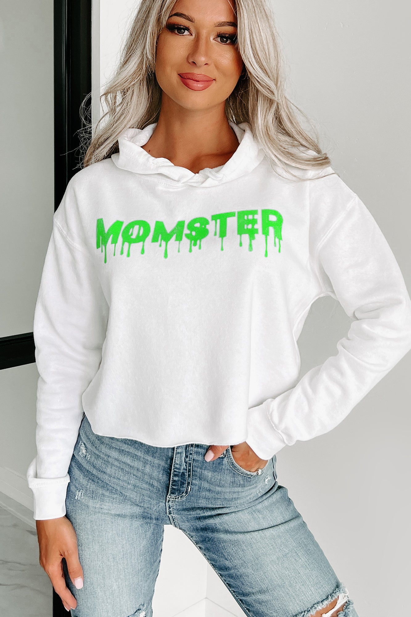 Scary Momster Graphic - Multiple Shirt Options (White) - Print On Demand - NanaMacs