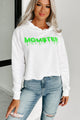 Scary Momster Graphic - Multiple Shirt Options (White) - Print On Demand - NanaMacs