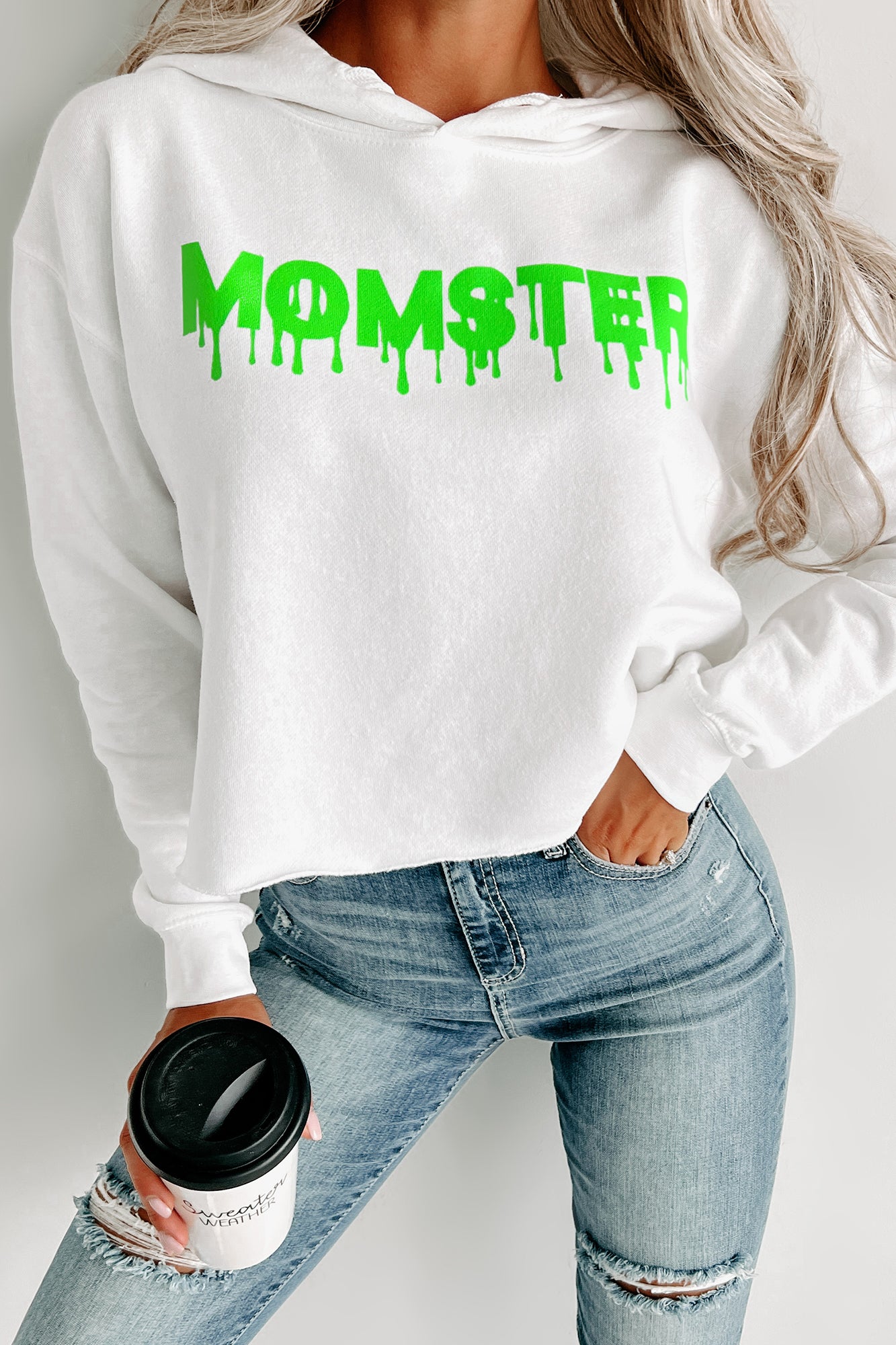 Scary Momster Graphic - Multiple Shirt Options (White) - Print On Demand - NanaMacs