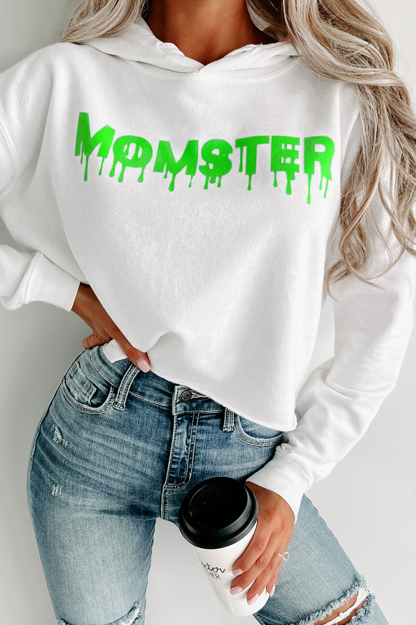 Scary Momster Graphic - Multiple Shirt Options (White) - Print On Demand - NanaMacs