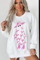 Girly Ghost Graphic - Multiple Shirt Options (White) - Print On Demand - NanaMacs