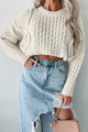 Nantucket Chill Cable Knit Sweater (Ivory) - NanaMacs