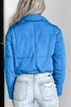 Ready For Snow Crop Puffer Jacket (Blue) - NanaMacs
