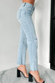 Coen Mid-Rise Slim Straight Sneak Peek Jeans (Light Vintage) - NanaMacs