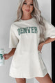 Repping My City "Denver" Graphic T-Shirt (Chalk/Sage Leaf) - NanaMacs