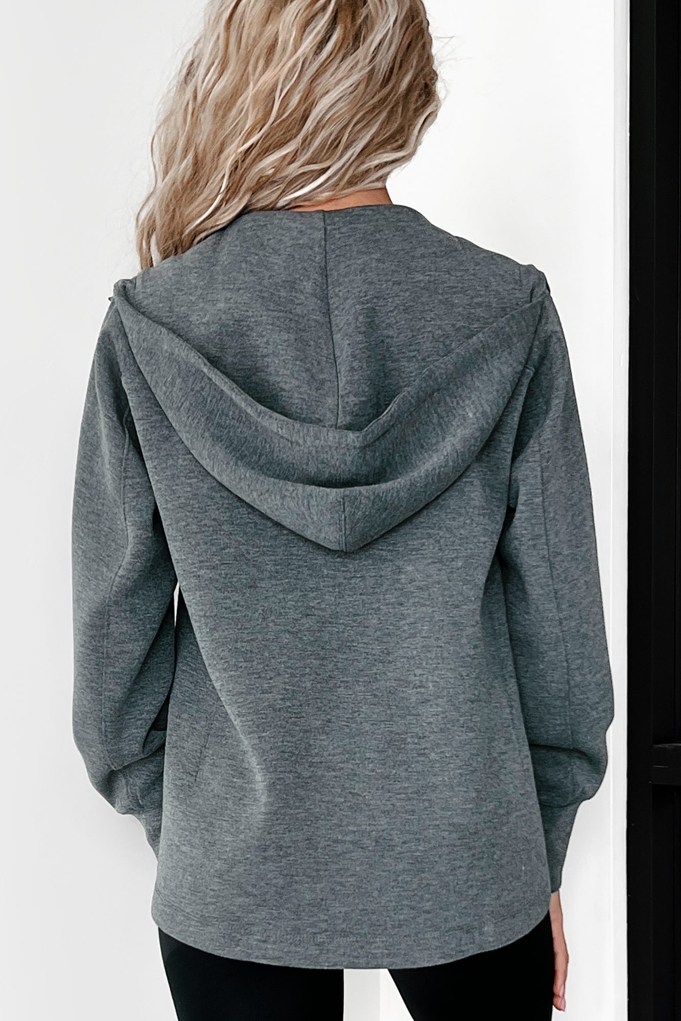 Secret To Winning Hooded Zip-Up Jacket (Charcoal) - NanaMacs