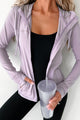 Ready, Set, Move Hooded Athletic Jacket (Lavender) - NanaMacs