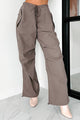 Confidence For Days Nylon Parachute Pants (Brown) - NanaMacs