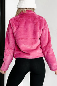Doorbuster Upping The Stakes Faux Fur Jacket (Magenta) - NanaMacs