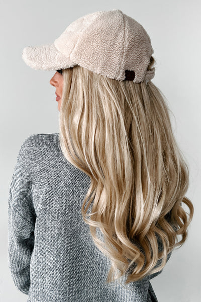 Doorbuster Heading Outside C.C Sherpa Cap (Beige) - NanaMacs