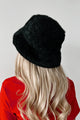 Doorbuster It's Hat Season Faux Fur Bucket Hat (Black) - NanaMacs