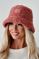 Doorbuster Ahead Of The Game C.C Adjustable Sherpa Bucket Hat (Pink Mauve) - NanaMacs