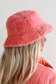 Doorbuster It's Hat Season Faux Fur Bucket Hat (Pink) - NanaMacs