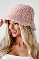 Doorbuster Ahead Of The Game C.C Adjustable Sherpa Bucket Hat (Pale Rose) - NanaMacs