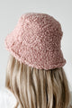 Doorbuster Ahead Of The Game C.C Adjustable Sherpa Bucket Hat (Pale Rose) - NanaMacs