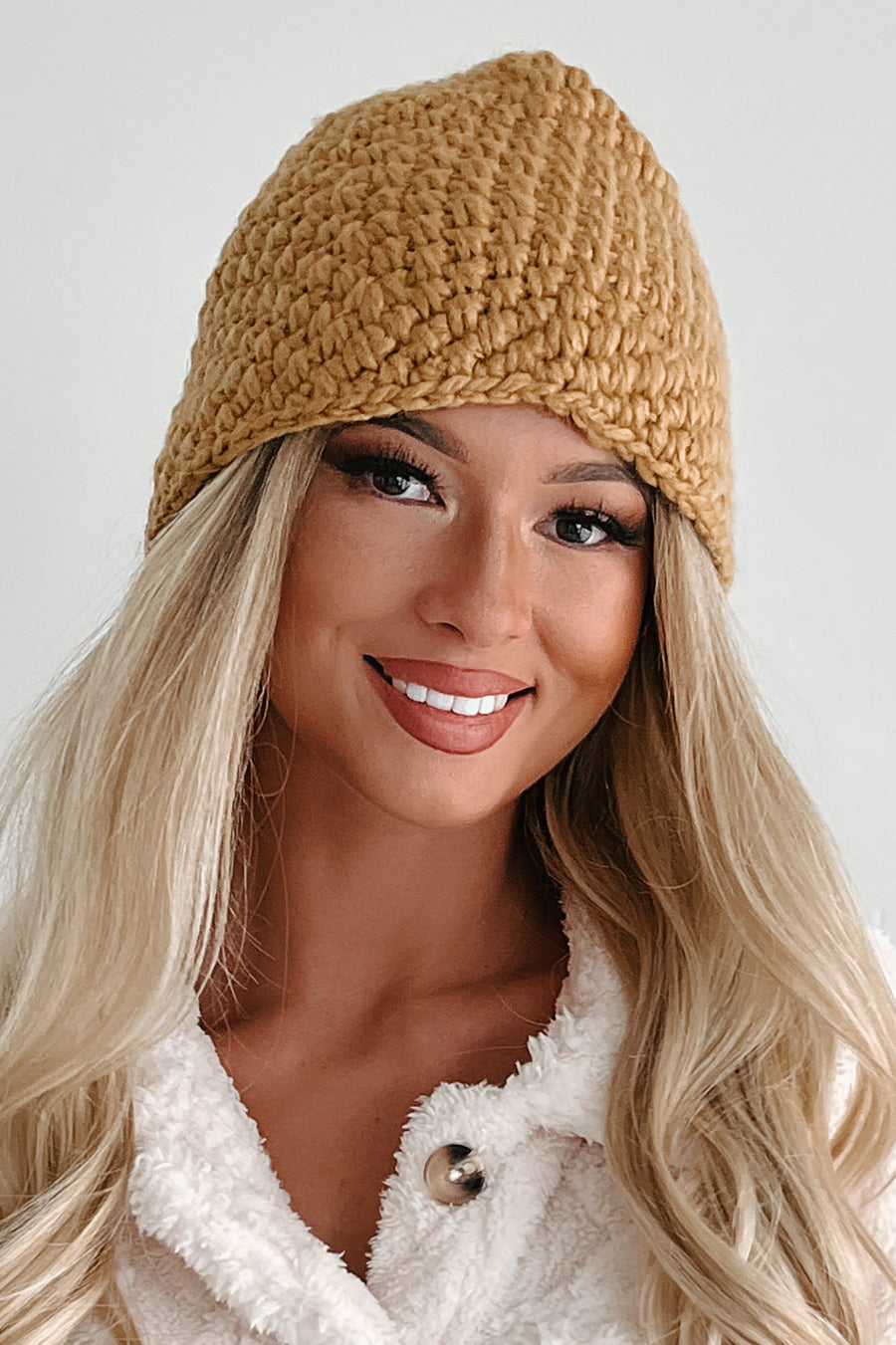 Unique In Utah Knit Bucket Hat (Khaki) - NanaMacs