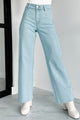 Mina High Rise Rhinestone Studded Straight Leg Jeans (Blue Wash) - NanaMacs