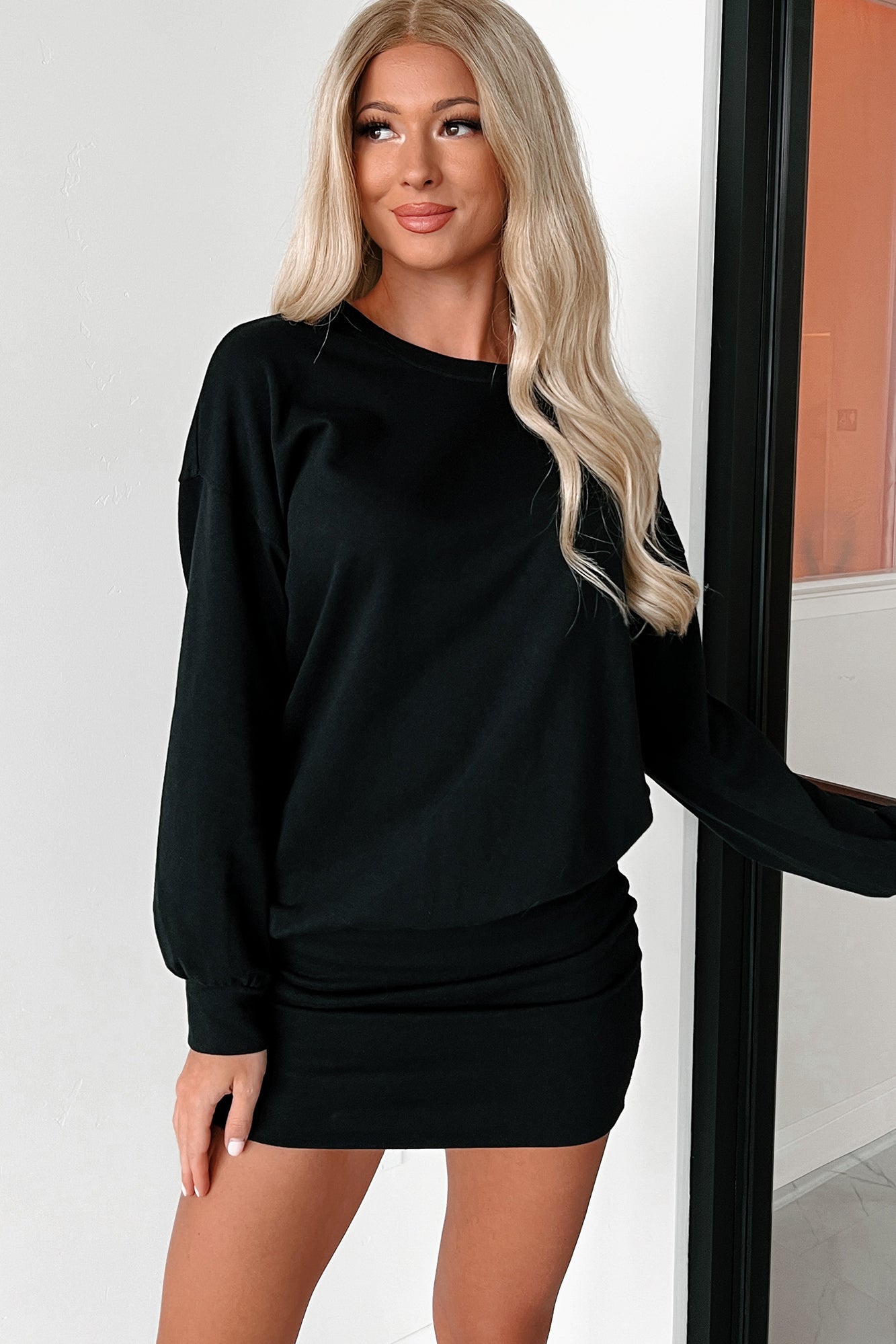 Sweatshirt mini online dress