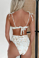 Vitamin Sea Printed Underwire High Waist Bikini Set (Khaki) - NanaMacs
