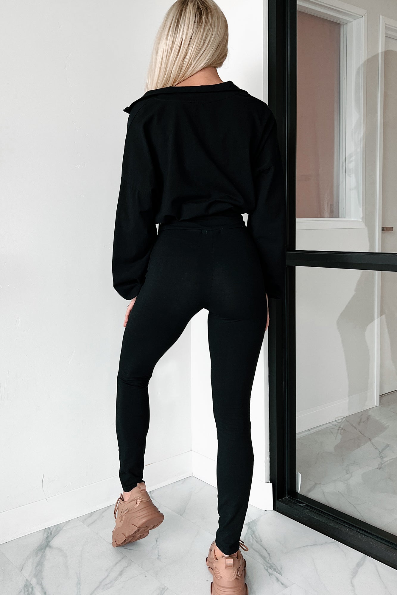 Core Cropped legging in Black