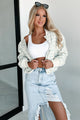 Call Me Old Fashioned Quilted Floral Bomber Jacket (Cream) - NanaMacs