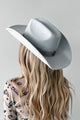 Country At Heart Engraved Heart Cowboy Hat (Gray) - NanaMacs