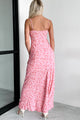 Charismatic Appeal Tie-Front Floral Maxi Dress (Pink Multi) - NanaMacs