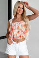 Flirty Potential Tiered Mesh Crop Top (Multi) - NanaMacs