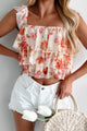 Flirty Potential Tiered Mesh Crop Top (Multi) - NanaMacs