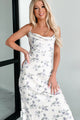 Whispering Petals Floral Maxi Dress (Ivory) - NanaMacs