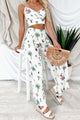 Desert Whispers Printed Wide Leg Pants (Cream Multi) - NanaMacs