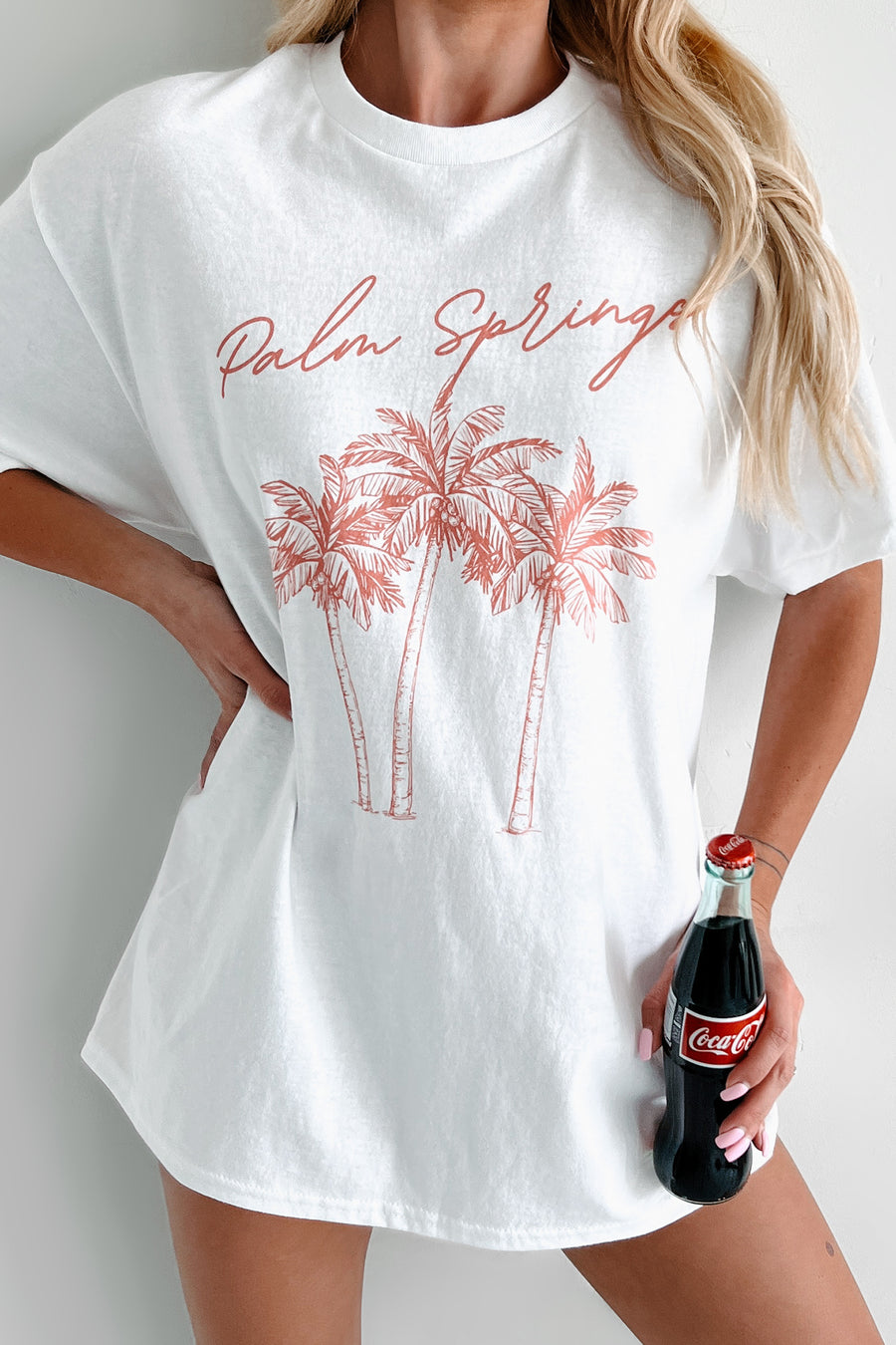 "Palm Springs" Graphic T-Shirt (White)