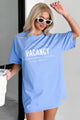 "Vacancy" Graphic T-Shirt (Blue) - NanaMacs