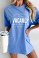 "Vacancy" Graphic T-Shirt (Blue) - NanaMacs