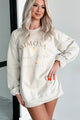 Mimosa Mood Graphic Sweatshirt (Sand) - NanaMacs