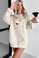 Espresso Martini Mood Graphic Sweatshirt (Sand) - NanaMacs