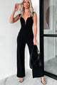 Making History Wide Leg Jumpsuit (Black) - NanaMacs