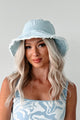 Keeping It Fresh Distressed Denim Bucket Hat (Light Blue) - NanaMacs