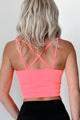 Rune 4 Strap Seamless Tank Top (Neon Pink) - NanaMacs