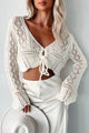 Promise Of Tomorrow Crochet Top (Cream) - NanaMacs